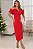 VESTIDO DRIELY MIDI DECOTE V COM BABADOS - VERMELHO - Imagem 6