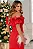 VESTIDO DRIELY MIDI DECOTE V COM BABADOS - VERMELHO - Imagem 3