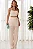 CONJUNTO EMILY CROPPED COM CALÇA - AREIA - Imagem 1