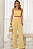 CONJUNTO EMILY CROPPED COM CALÇA - AMARELO - Imagem 2