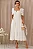 VESTIDO DAFNY DECOTE V COM MANGA - OFF WHITE - Imagem 6