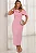 VESTIDO FABI MIDI UM OMBRO SÓ - ROSA - Imagem 8