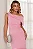 VESTIDO FABI MIDI UM OMBRO SÓ - ROSA - Imagem 4