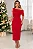 VESTIDO FABI MIDI UM OMBRO SÓ - VERMELHO - Imagem 1