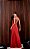 VESTIDO LONGO DUAS FENDAS JERSEY VICTÓRIA - VERMELHO - Imagem 3