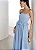 VESTIDO LONGO CREPE PLISSADO MALDIVAS - AZUL SERENITY - Imagem 3