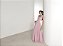 VESTIDO LONGO EM LAISE CURAÇAO COM BABADOS - ROSA - Imagem 2