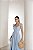 VESTIDO LONGO EM LAISE CURAÇAO COM BABADOS - AZUL CLARO - Imagem 1
