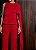CONJUNTO ALFAIATARIA CALÇA E BLUSA ASSIMÉTRICA - VERMELHO - Imagem 3