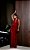 VESTIDO LONGO DRAPEADO COSTAS ARCO JENNYFER - VERMELHO - Imagem 1