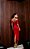 VESTIDO MIDI LÁPIS MANGA PREGAS - VERMELHO - Imagem 3