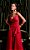 VESTIDO LONGUETE COM BABADOS LILIAN - VERMELHO - Imagem 3