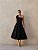 VESTIDO LAYS MIDI LAÇO - PRETO - Imagem 1
