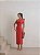 VESTIDO MIDI AURORA LAÇO OMBRO - VERMELHO - Imagem 1