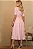 VESTIDO DAFNY DECOTE V COM MANGA - ROSA - Imagem 4