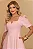 VESTIDO DAFNY DECOTE V COM MANGA - ROSA - Imagem 2