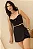 CONJUNTO DUDA CROPPED E SHORT SAIA - PRETO - Imagem 2