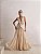VESTIDO LONGO MANUELA CHIFFON - BEGE - Imagem 1