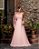 VESTIDO DE FESTA ORQUIDEA CREPE MUSSELINE - ROSÉ - Imagem 1