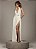 VESTIDO LONGO FIVELA PÉROLAS CELEBRATION - OFF WHITE - Imagem 1