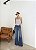 CALÇA JEANS WIDE BRUXELAS - AZUL - Imagem 1