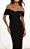 VESTIDO MIDI LÁPIS MANGA PREGAS - PRETO - Imagem 2