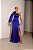 VESTIDO DE FESTA LOS ANGELES CREPE ACETINADO - AZUL ROYAL - Imagem 1