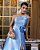 VESTIDO DE FESTA CHILE ZIBELINE T.Q.C - AZUL SERENITY - Imagem 2