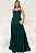 VESTIDO FLÁVIA LONGO DRAPEADO CHIFFON - VERDE PETRÓLEO - Imagem 3
