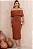 VESTIDO AYLA MIDI OMBRO A OMBRO - MARROM - Imagem 5