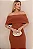 VESTIDO AYLA MIDI OMBRO A OMBRO - MARROM - Imagem 3