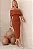 VESTIDO AYLA MIDI OMBRO A OMBRO - MARROM - Imagem 1