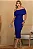 VESTIDO AYLA MIDI OMBRO A OMBRO - AZUL ROYAL - Imagem 1