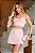 CONJUNTO DUDA CROPPED E SHORT SAIA - ROSA - Imagem 1