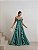 VESTIDO LONGO PUNTA CANA BABADOS CHIFON - VERDE - Imagem 1
