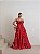 VESTIDO LONGO PUNTA CANA BABADOS CHIFON - VERMELHO - Imagem 1