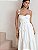 VESTIDO MIDI ALFAIATARIA DETALHE BORBOLETAS - BRANCO - Imagem 1