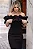 VESTIDO OMBRO A OMBRO MIDI BABADOS PATY - PRETO - Imagem 3