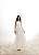 VESTIDO GUIPURE DETALHE LISO - OFF WHITE - Imagem 1