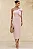 VESTIDO SAMANTA MIDI UM OMBRO LAÇO - ROSA - Imagem 1