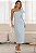 VESTIDO SAMANTA MIDI UM OMBRO LAÇO - AZUL - Imagem 1