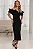 VESTIDO DRIELY MIDI DECOTE V COM BABADOS - PRETO - Imagem 5