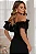 VESTIDO DRIELY MIDI DECOTE V COM BABADOS - PRETO - Imagem 2