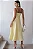 VESTIDO ELIZANDRA ALÇAS FINAS PREGAS BUSTO - AMARELO - Imagem 3