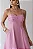 VESTIDO ELIZANDRA ALÇAS FINAS PREGAS BUSTO - ROSA - Imagem 2