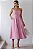 VESTIDO ELIZANDRA ALÇAS FINAS PREGAS BUSTO - ROSA - Imagem 1