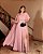 VESTIDO VÂNIA UM OMBRO DETALHE CAPA FLOR PLUS - ROSÉ - Imagem 1