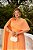 VESTIDO VÂNIA UM OMBRO DETALHE CAPA FLOR PLUS - LARANJA - Imagem 5
