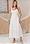VESTIDO ORNELA COM PREGAS E DETALHE LAÇO NA ALÇA - BRANCO - Imagem 5