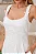 VESTIDO ORNELA COM PREGAS E DETALHE LAÇO NA ALÇA - BRANCO - Imagem 2